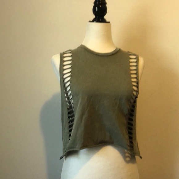 2/$20 Post apocalyptic crop top - Picture 1 of 4